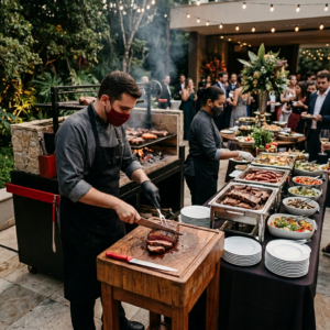 Alimentos deliciosos para o evento do Dia Mundial da Alimentação